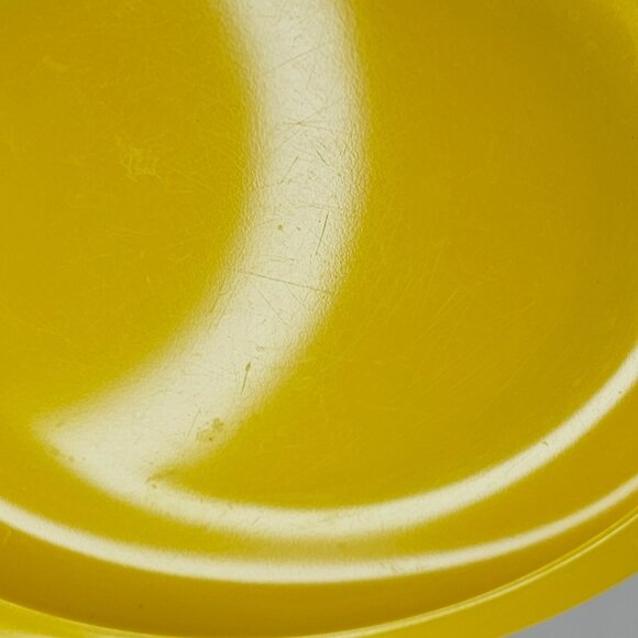 Dallas Texas Ware Yellow Melamine Tableware Bowls Salad Plate Set Vintage - Picture 11 of 11